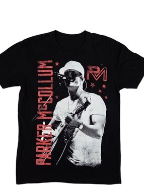 Parker McCollum Tour Shirt Adult Medium Black Red Concert Band County Streetwear